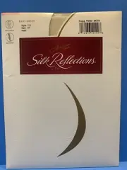 Hanes Silk Reflections Size EF Pearl Style 715 Non Control Top Sandalfoot