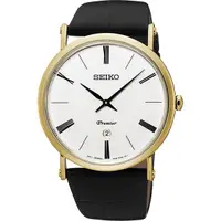 在飛比找蝦皮商城優惠-SEIKO 精工 時尚超薄Premier腕錶 SKP396J