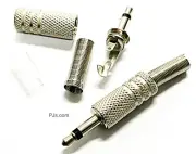 3.5mm Male Repair Headphone Mono Jack Plug Audio Soldering Adapter x 1pc
