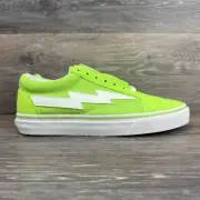 Vans Shoes Men Size 7 Revenge x Storm Bolt green White lace up Sneaker Lightning