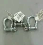 Cooper Group/ Campbell 5/16 Zinc ScrPin Shackle T9600535 ~ Lot of 3