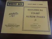 "WHITEACE" STAMP ALBUM PAGES U.S. SUPPLEMENT #BP-3 ,1977 FREE SHP.