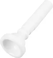 Yardwe Trumpet Mouthpiece White Instrument Accessory for Enhanced Sound Clarity Tone Suitable for Players Seeking Crisp Performance