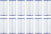 [Bestway] 4.2x8 in Type III-A/C Filter Cartridge Outdoor Swimming Pool Filter Pump Replacement Compatible with 530 to 1500 Gallons Filter Pump, 12 Pack