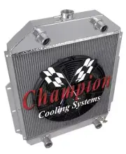 RC Champion 3 Row Radiator Flathead Configuration,16" Fan-1942-1952 Ford Truck (for: Ford)