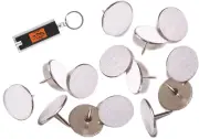 Tachuelas Reflectantes Blancas Paquete 100 Para Marcacion Senderos Con Luz LED