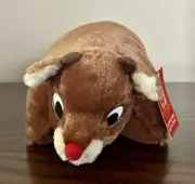 Rudolph The Red Nosed Reindeer 50th Anniversary Plush Pillow Pet NWT
