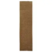 3’1” x 12’ Lapchi Runner Hand Knotted Mandala Tiles Wool Tibetan Area Rug Moss