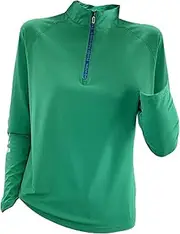 [Ｓｉｍｈｏａ] Quick Dry Rash for Women Clothes for Jogging Summer Gym Outdoor Green