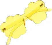 [Ipetboom] Cloud Glasses Frameless Flower Sunglasses for Women Rimless Design Candy Color Protection for Summer Parties and Outdoor Fun