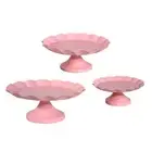 Piece Cake Stand Metal Dessert Holder Table Cake Tray Christmas Birthday Party