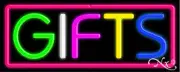 BRAND NEW "GIFTS" 32x13 BORDER REAL NEON SIGN w/CUSTOM OPTIONS 10550