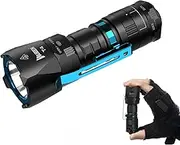 WUBEN T4 Tactical Flashlight Rechargeable for EDC, Small Flashlight Powerful 401M Long Throw, Pocket Flashlight with Tactical/Duty/Lock 3 Modes, Mini Flash Light for Police, Military, and Daily Use