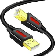 Printer Cable 20 FT,USB Printer Cable High Speed USB 2.0 A Male to Type B Male