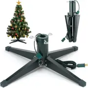 360 Degree Rotating Christmas Tree Stand up to 7.87 Ft 100Lb Artificial Christ