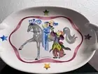 New Villeroy And Boch Le Cirque Circus Elephant Porcelain Plate With Handles