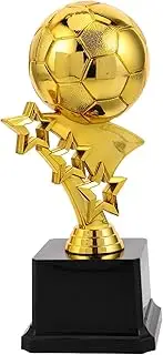 GOOHOCHY Football Trophy Mini Football Soccer Football Soccer Trophy with Electroplating Trophy Décor Soccer Trophy Soccer Trophy for Parties Plastic re-usable