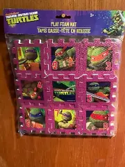 Nickelodeon TMNT Play Foam Numbered Mat 9" X 9" *NEW* zz1