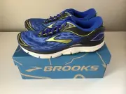 NEW Brooks Transcend 3 Men's Running Shoes - Blue/Black/Yellow - Sz 10