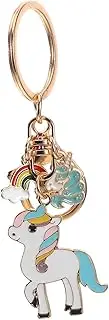 [FRCOLOR] Lovely Unicorn Keychain Pendant for Couples Cute Car Key Ring Decoration Charming Rainbow Backpack Decor Lightweight Keychain for Bags and School Bags