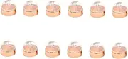 VILLFUL 12Pcs Earring Safety Backs Secure Locking Earring Backings for Studs Durable for Women and Men Jewelry Accessories