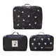 真愛日本 凱蒂貓 kitty 黑 手提收納袋 旅行收納袋 三件組 衣物分類 旅行袋 禮物 ID62