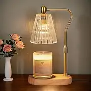 [Engpure] Candle Warmer Lamp - Candle Warmer Lamp with Timer and Dimmer Adjustable Height,Electric Wax Melt Warmer with 2 Bulbs for Scented Jar Candles Home Decor