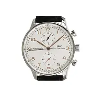 在飛比找蝦皮購物優惠-IWC 萬國葡萄牙系列不鏽鋼計時腕錶