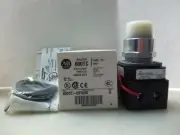 New Allen Bradley 800TC-QTH2W White 30mm Pilot Light Push Button Series U NIB