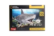 National Geographic Great White Shark 3D Puzzle 38x15cm Kids Children Game 8y+