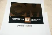 OLYMPUS OM-1 GLANCE NEW CAMERA INSTRUCTION MANUAL GUIDE BOOK ORIGINAL GENUINE