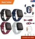 4 Pack] Silicone Bands for Fitbit Versa 2 bands, Fitbit Versa band,Versa Lite...