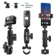 Motorcycle Bike Handlebar Mount Holder for Insta360 X4/x3 Gopro Hero 13 Camera