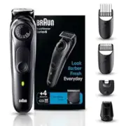 Braun Beard Trimmer for Men, BT5410, From Gillette, Style, Edge, Plastic,