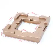 80/90MM Universal BGA Reballing Station Reball Fixture Magnet Solder Rework Kit