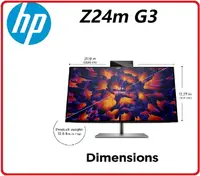 在飛比找樂天市場購物網優惠-HP Z24m 4Q8N9AA G3 QHD 23.8＂ 1