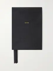 [Smythson] Smythson - Soho 2023 Textured-leather Diary - Black - One size One size Black