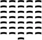 "Abbraccia" 36 Pieces Double Sided Wig Tapes, Double Sided Hair Tape Water Resistant Adhesives for Men Women Hair Pieces Replacements Home, Lace black