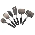 Flexible Silicone Turner Spatula, Heat- Non-Stick Kitchen Utensils4356