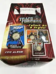TRANSFORMERS REVENGE OF THE FALLEN COLLECTIBLE METAL COINS BOX-24 PACKS