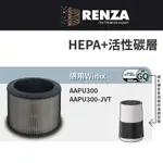 適用韓國WINIX AAPU300 輕巧型6-10坪空氣清淨機 可替換GQ HEPA+活性碳二合一濾網 濾芯