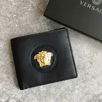 在飛比找樂天市場購物網優惠-美國百分百【全新真品】Versace 凡賽斯 真皮皮夾 女王