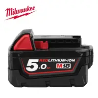 在飛比找momo購物網優惠-【Milwaukee 美沃奇】18V鋰電池 5.0AH-M1