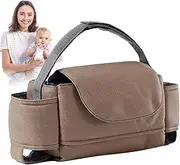 Nursing Stroller Bag | Compartmented Stroller Nursing Bag with Anti-Slip Straps - Outdoor Nursing Supplies for Diapers, Water Bottle, Nursing Bottle, Toys, Phones