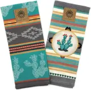 Kay Dee Designs Southwest Craze Appliqued and Jacquard Tea Towel Set