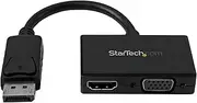 StarTech DP2HDVGA Travel A/V Adapter 2-in-1 Display Port to HDMI or VGA