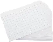Homoyoyo 200pcs Thick Horizontal Lined Index Cards for Study Note Taking and Office Use Flashcards with Optimal Writing Space for School and Home