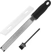 PCXWTLN Stainless Steel Zester Grater, Cheese Grater, Kitchen Grater, Parmesan Grater, Lemon Grater, Nutmeg Grater, Fine Grater for Cheese, Ginger, Nutmeg, Garlic, Spices, Chocolate, Lemon