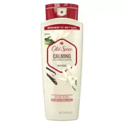 Old Spice Men's Body Wash Calming with Vanilla Notes, All Skin Types, 18 fl oz