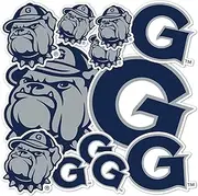 Desert Cactus Georgetown University Sticker Georgetown Hoyas Vinyl Decal Laptop Water Bottle Car Scrapbook Sheet (Type 1-2)